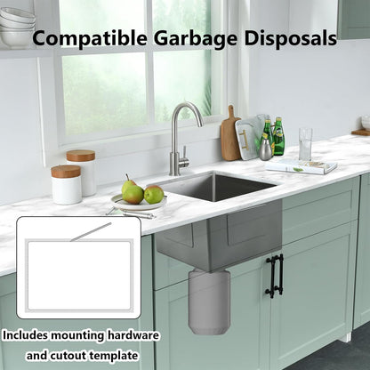 18 Inch Bar Undermount Kitchen Sink - PEPO 18"x18"x9" Undermount Stainless Steel Kitchen Sinks 16 Gauge Single Bowl with Bottom Grid & Drain